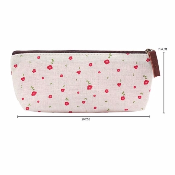 Floral Makeup Money Pouch - Picture 2 of 5